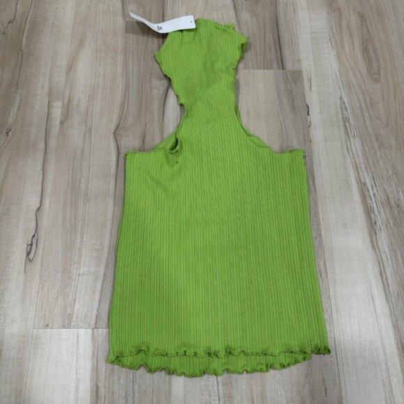 Women’s‎ Urban Outfitters Green Shirt Croptop Size Small - Picture 4 of 6